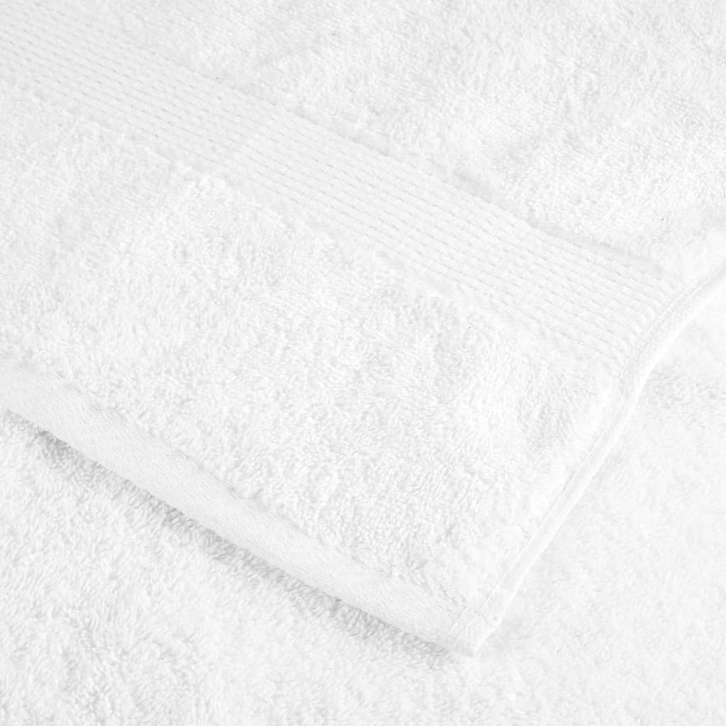 Premium Hand Towels "SOLUND" 2 pcs White 50x100 cm 600 gsm