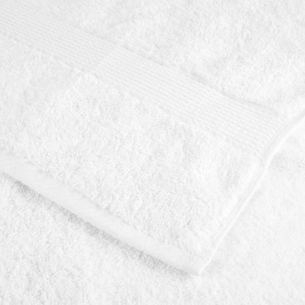 Premium Shower Towels "SOLUND" 2 pcs White 70x140 cm 600 gsm