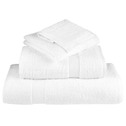 Premium Shower Towels "SOLUND" 4 pcs White 70x140 cm 600 gsm
