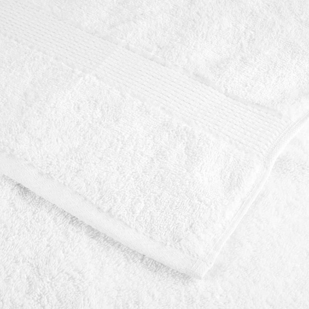 Premium Shower Towels "SOLUND" 4 pcs White 70x140 cm 600 gsm