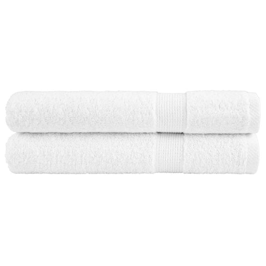 Premium Sauna Towels "SOLUND" 2 pcs White 80x200 cm 600 gsm