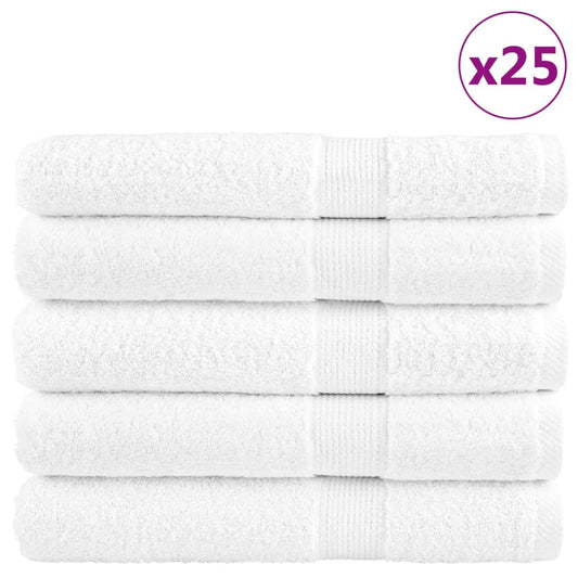 Premium Towels "SOLUND" 50 pcs White 100x200 cm 600 gsm