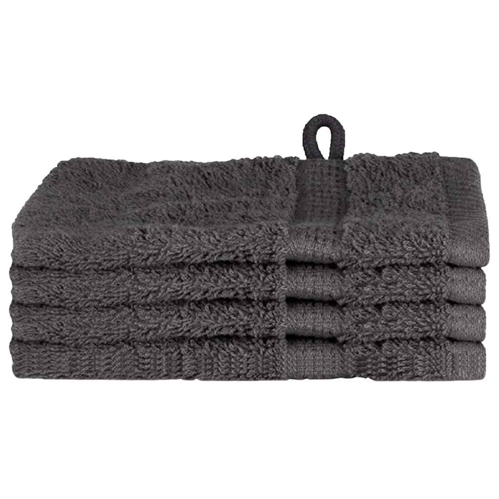 Guest Towel SOLUND 4 pcs Anthracite 15 x 21 cm 550 gsm