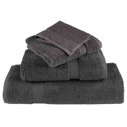 Guest Towel SOLUND 4 pcs Anthracite 15 x 21 cm 550 gsm