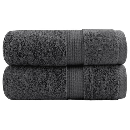 Premium Wash Towels "SOLUND" 2 pcs Anthracite 30x30 cm 600 gsm