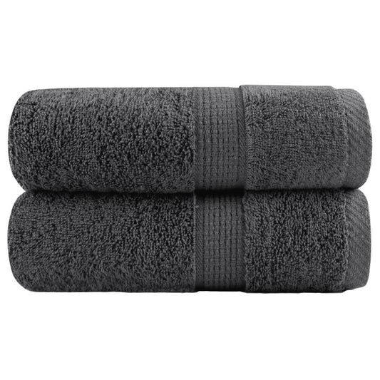 Premium Wash Towels "SOLUND" 2 pcs Anthracite 30x30 cm 600 gsm