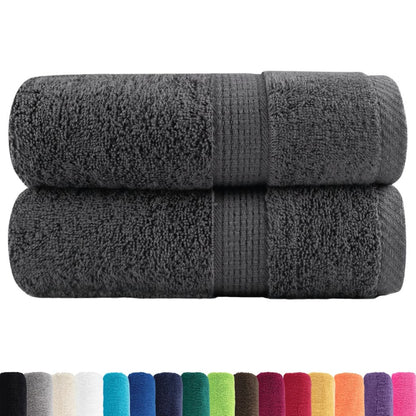 Premium Wash Towels "SOLUND" 2 pcs Anthracite 30x30 cm 600 gsm