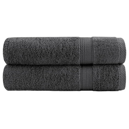 Premium Shower Towels "SOLUND" 2 pcs Anthracite 70x140 cm 600 gsm