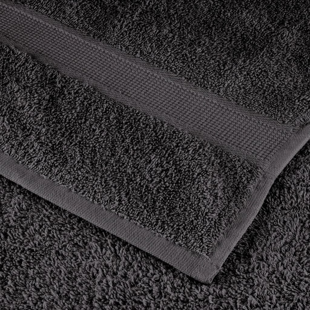 Premium Bath Towels "SOLUND" 50 pcs Anthracite 100x150 cm 600 gsm