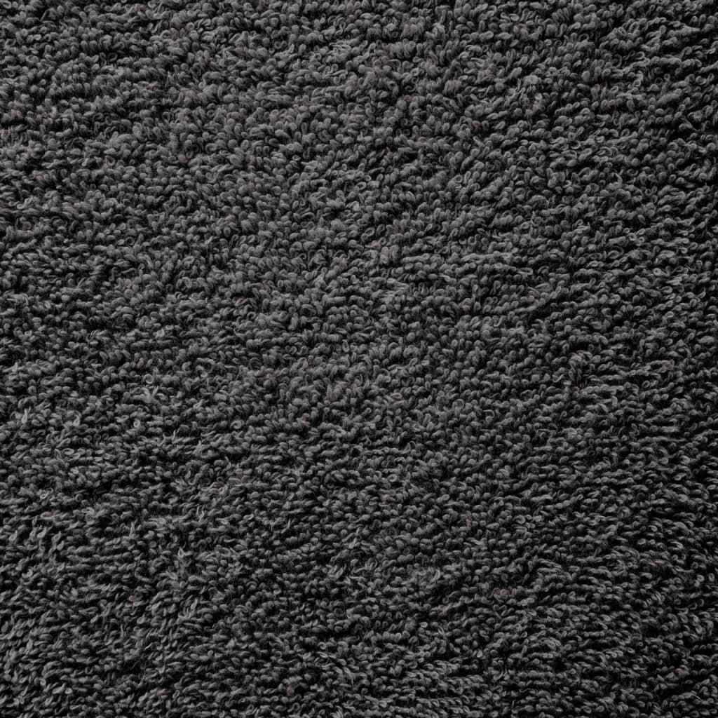 Premium Sauna Towels "SOLUND" 4 pcs Anthracite 80x200 cm 600 gsm