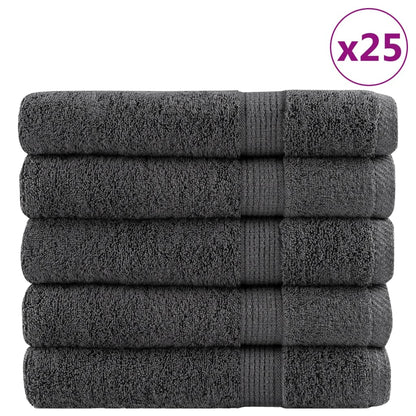 Premium Sauna Towels "SOLUND" 50 pcs Anthracite 80x200 cm 600 gsm