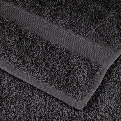 Premium Towels "SOLUND" 2 pcs Anthracite 100x200 cm 600 gsm