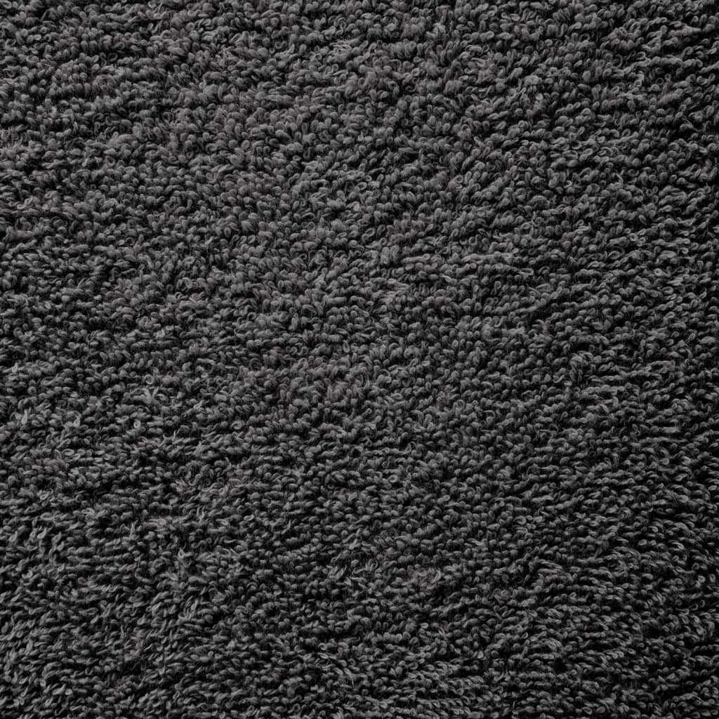Premium Towels "SOLUND" 2 pcs Anthracite 100x200 cm 600 gsm