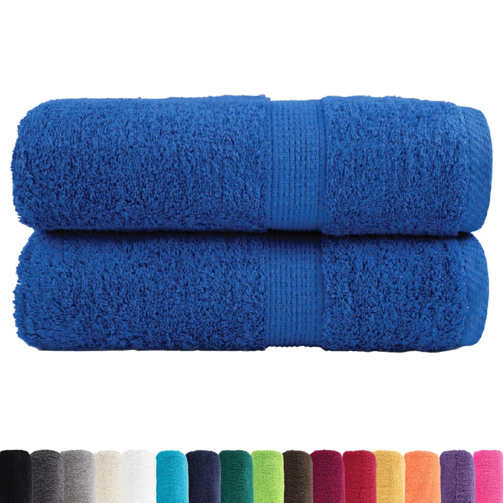 Premium Wash Towels "SOLUND" 2 pcs Blue 30x30 cm 600 gsm