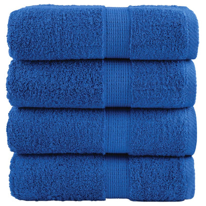 Premium Guest Towels "SOLUND" 4 pcs Blue 30x50 cm 600 gsm