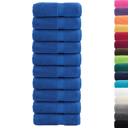 Premium Guest Towels "SOLUND" 10 pcs Blue 30x50 cm 600 gsm