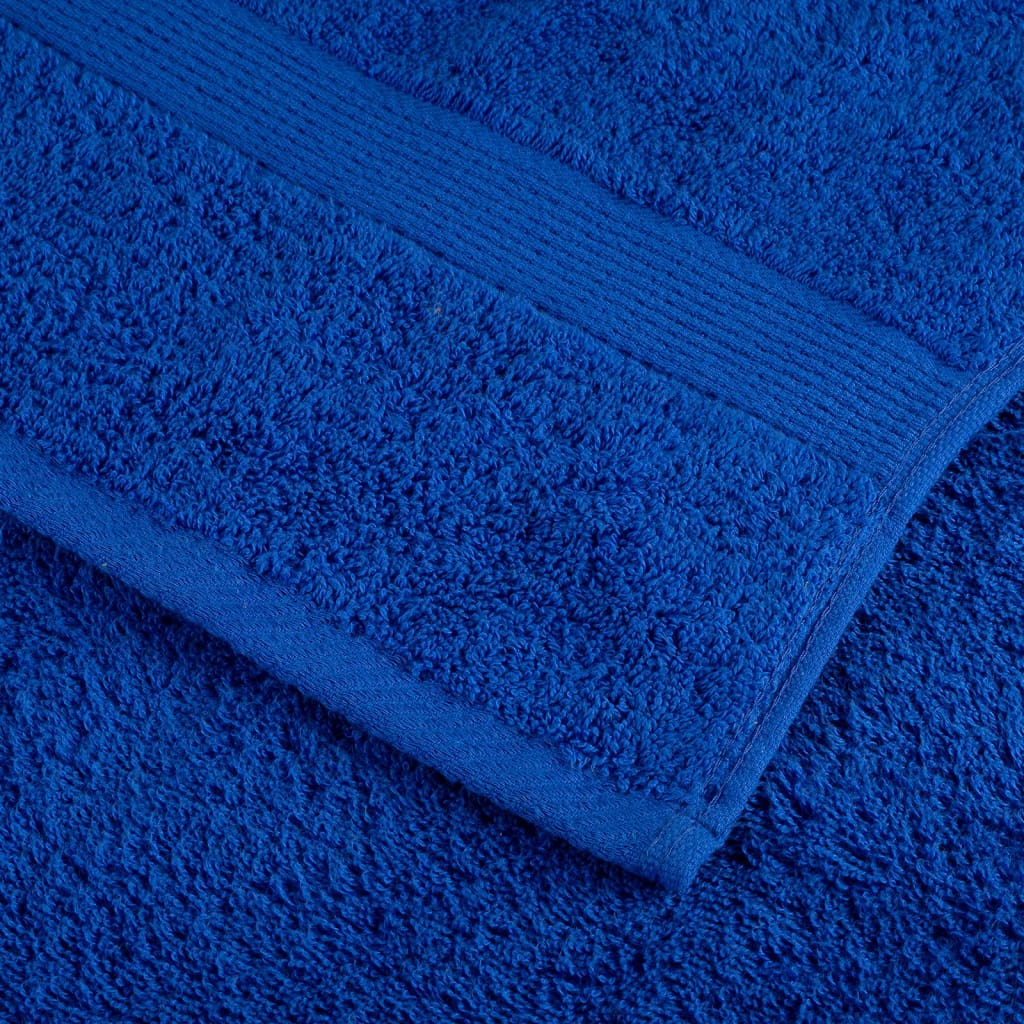 Premium Hand Towels "SOLUND" 4 pcs Blue 50x100 cm 600 gsm