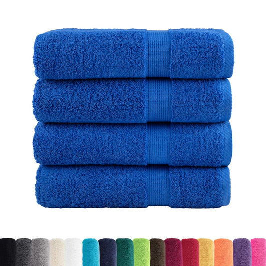 Premium Shower Towels "SOLUND" 4 pcs Blue 70x140 cm 600 gsm