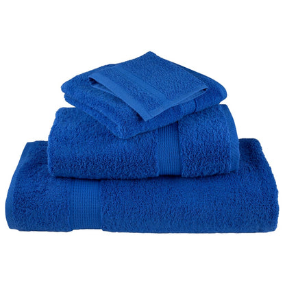 Premium Bath Towels "SOLUND" 4 pcs Blue 100x150 cm 600 gsm