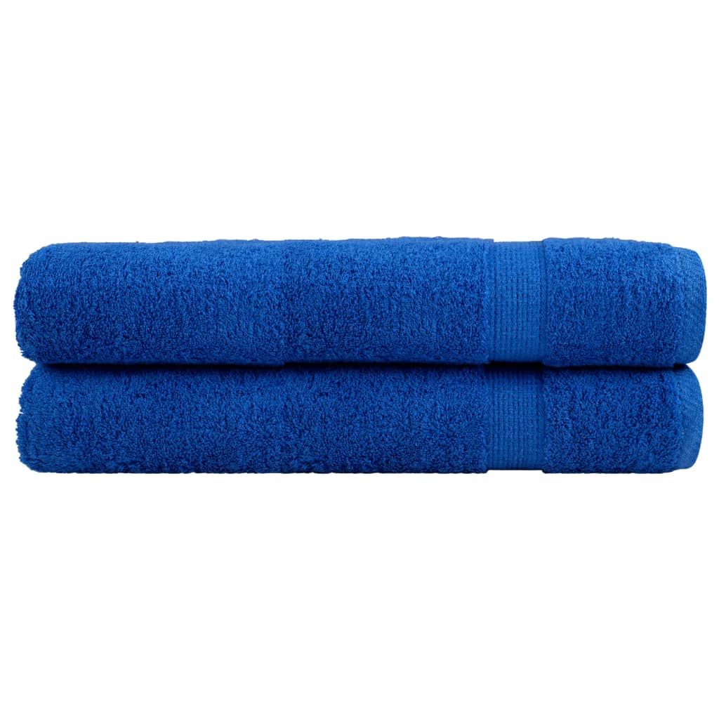 Premium Towels "SOLUND" 2 pcs Blue 100x200 cm 600 gsm