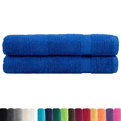 Premium Towels "SOLUND" 2 pcs Blue 100x200 cm 600 gsm