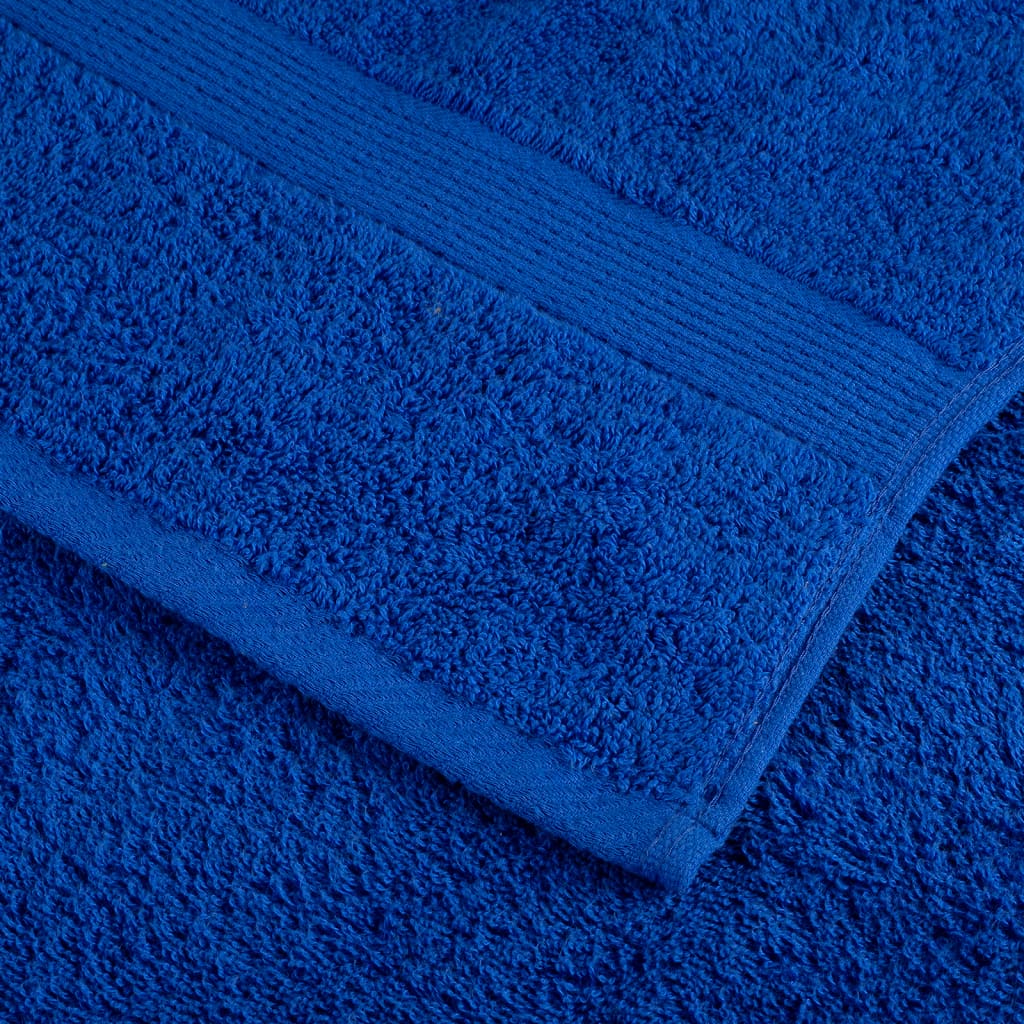 Premium Towels "SOLUND" 2 pcs Blue 100x200 cm 600 gsm