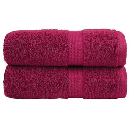 Premium Wash Towels "SOLUND" 2 pcs Bordeaux 30x30 cm 600 gsm