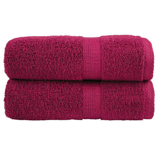 Premium Wash Towels "SOLUND" 2 pcs Bordeaux 30x30 cm 600 gsm