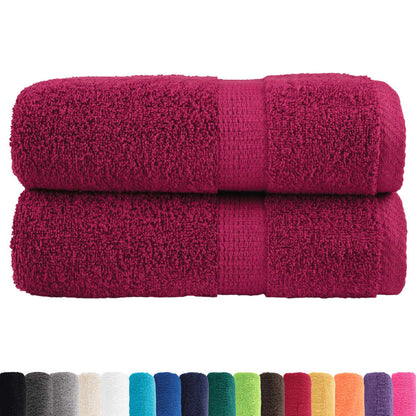 Premium Wash Towels "SOLUND" 2 pcs Bordeaux 30x30 cm 600 gsm