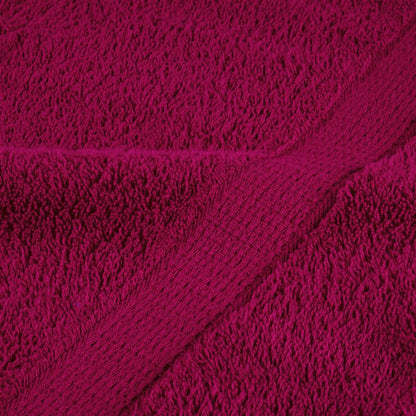 Premium Shower Towels "SOLUND" 4 pcs Bordeaux 70x140 cm 600 gsm
