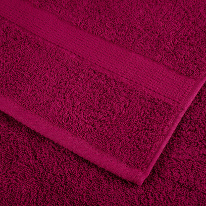Premium Bath Towels "SOLUND" 2 pcs Bordeaux 100x150 cm 600 gsm