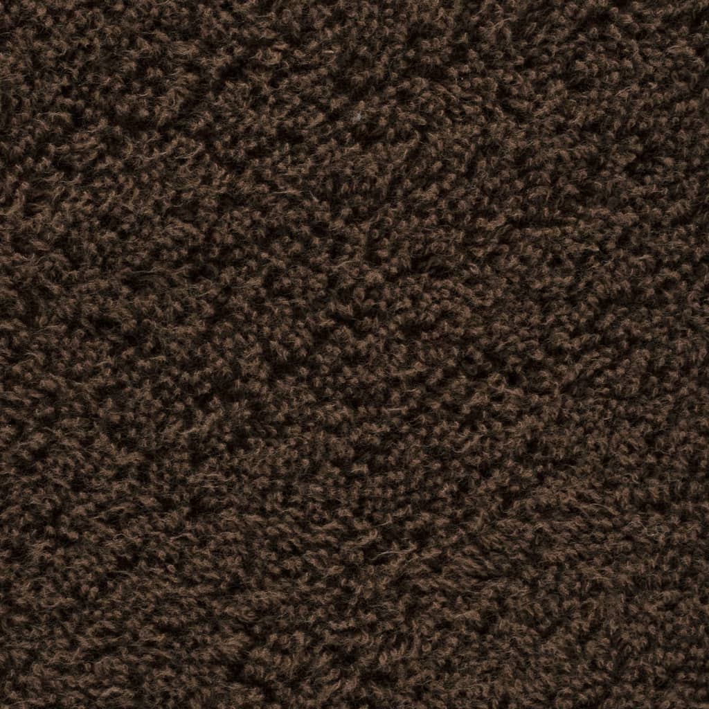 Premium Sauna Towels "SOLUND" 10 pcs Brown 80x200 cm 600 gsm