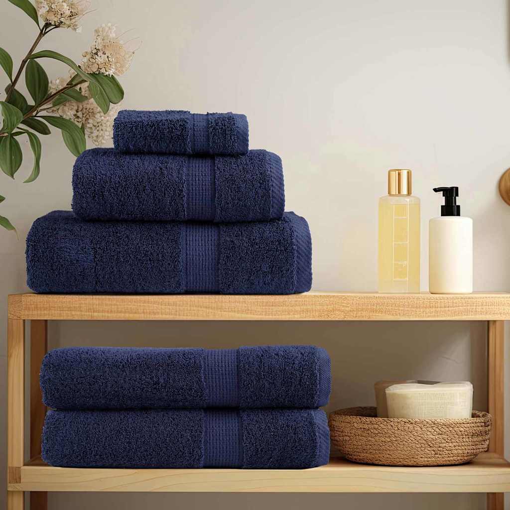 Guest Towel SOLUND 2 pcs Navy Blue 15 x 21 cm 550 gsm