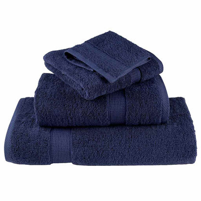 Guest Towel SOLUND 4 pcs Navy Blue 15 x 21 cm 550 gsm