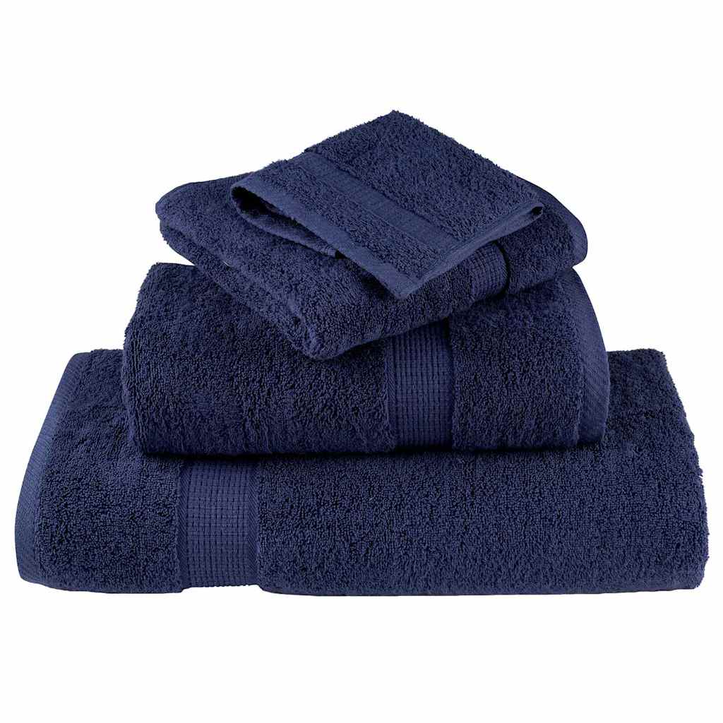 Guest Towel SOLUND 10 pcs Navy Blue 15 x 21 cm 550 gsm