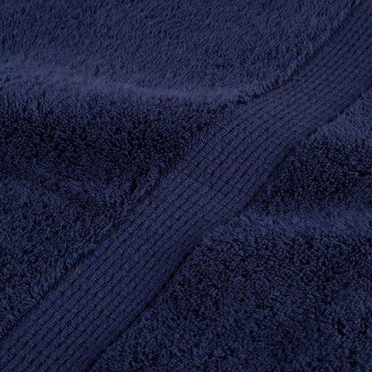 Premium Hand Towels "SOLUND" 2 pcs Navy Blue 50x100 cm 600 gsm