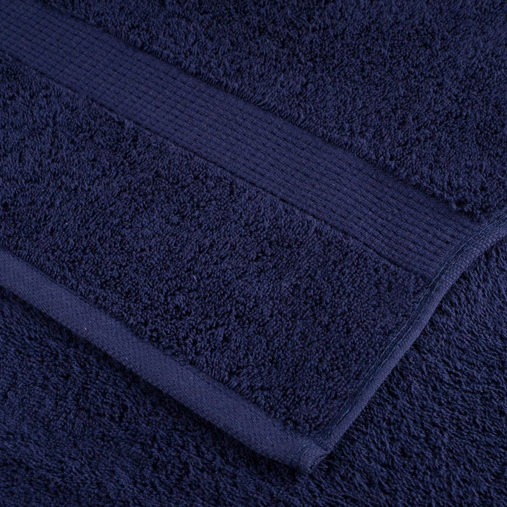 Premium Shower Towels "SOLUND" 4 pcs Navy Blue 70x140 cm 600 gsm