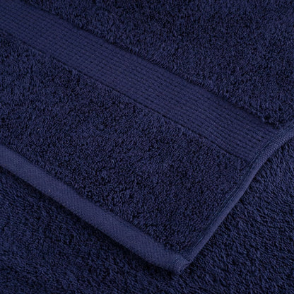 Premium Bath Towels "SOLUND" 2 pcs Navy Blue 100x150 cm 600 gsm