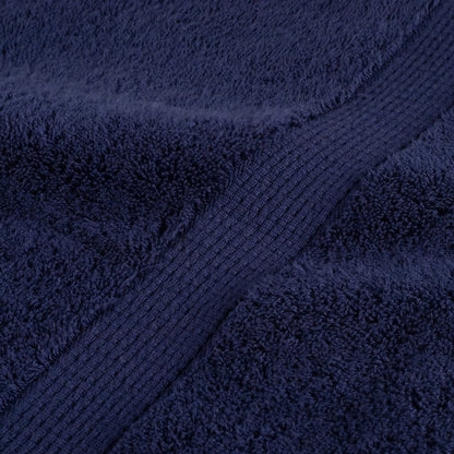 Premium Sauna Towels "SOLUND" 2 pcs Navy Blue 80x200 cm 600 gsm