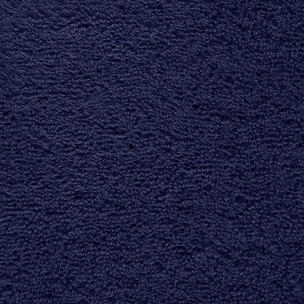 Premium Sauna Towels "SOLUND" 10 pcs Navy Blue 80x200 cm 600 gsm