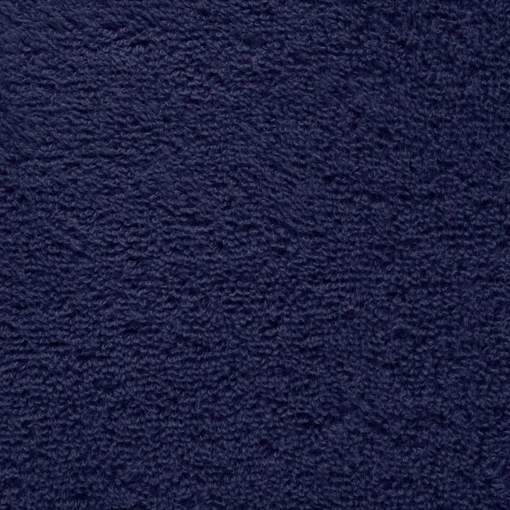 Premium Towels "SOLUND" 2 pcs Navy Blue 100x200 cm 600 gsm