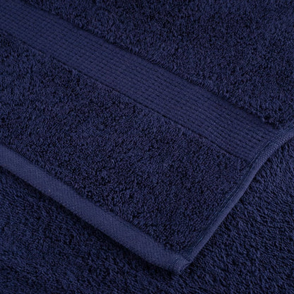 Premium Towels "SOLUND" 2 pcs Navy Blue 100x200 cm 600 gsm