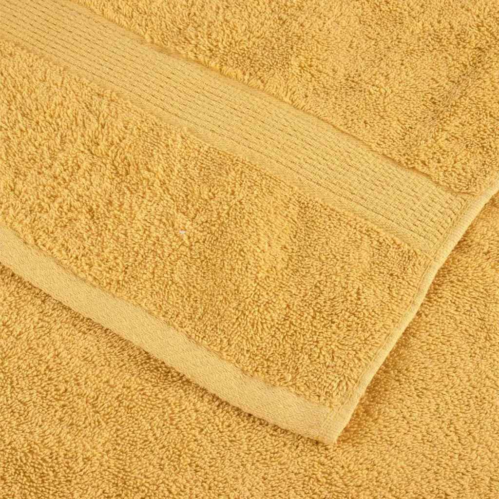 Guest Towel SOLUND 2 pcs Gold 15 x 21 cm 550 gsm