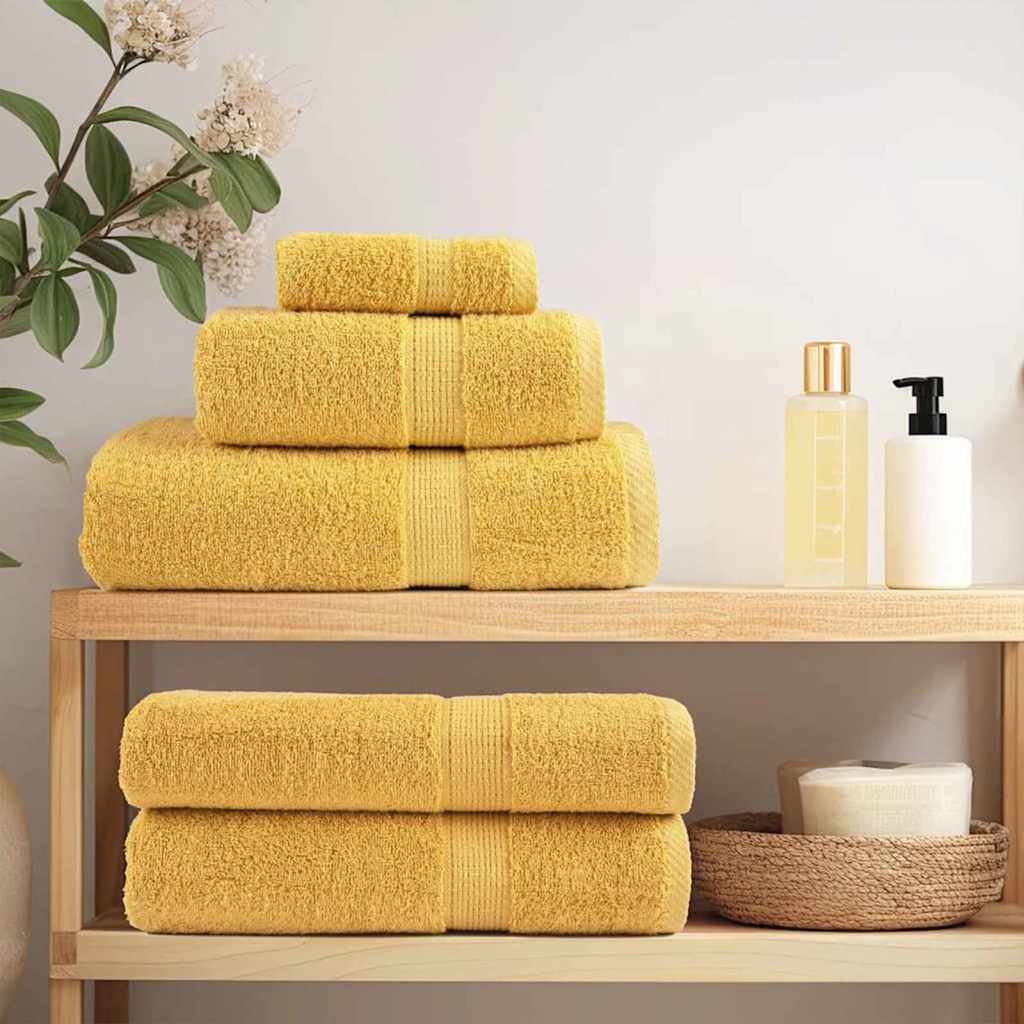 Guest Towel SOLUND 2 pcs Gold 15 x 21 cm 550 gsm