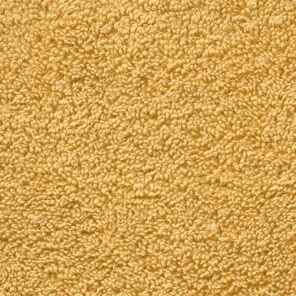 Premium Hand Towels "SOLUND" 4 pcs Gold 50x100 cm 600 gsm