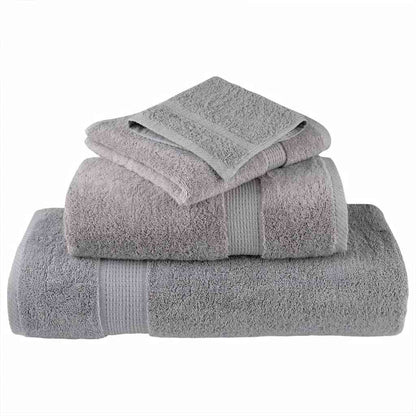 Guest Towel SOLUND 10 pcs Grey 15 x 21 cm 550 gsm