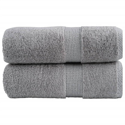 Premium Wash Towels "SOLUND" 2 pcs Grey 30x30 cm 600 gsm