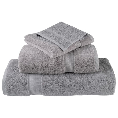 Premium Wash Towels "SOLUND" 10 pcs Grey 30x30 cm 600 gsm