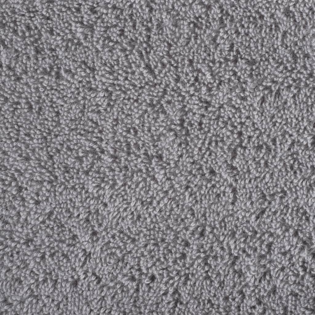 Premium Hand Towels "SOLUND" 2 pcs Grey 50x100 cm 600 gsm