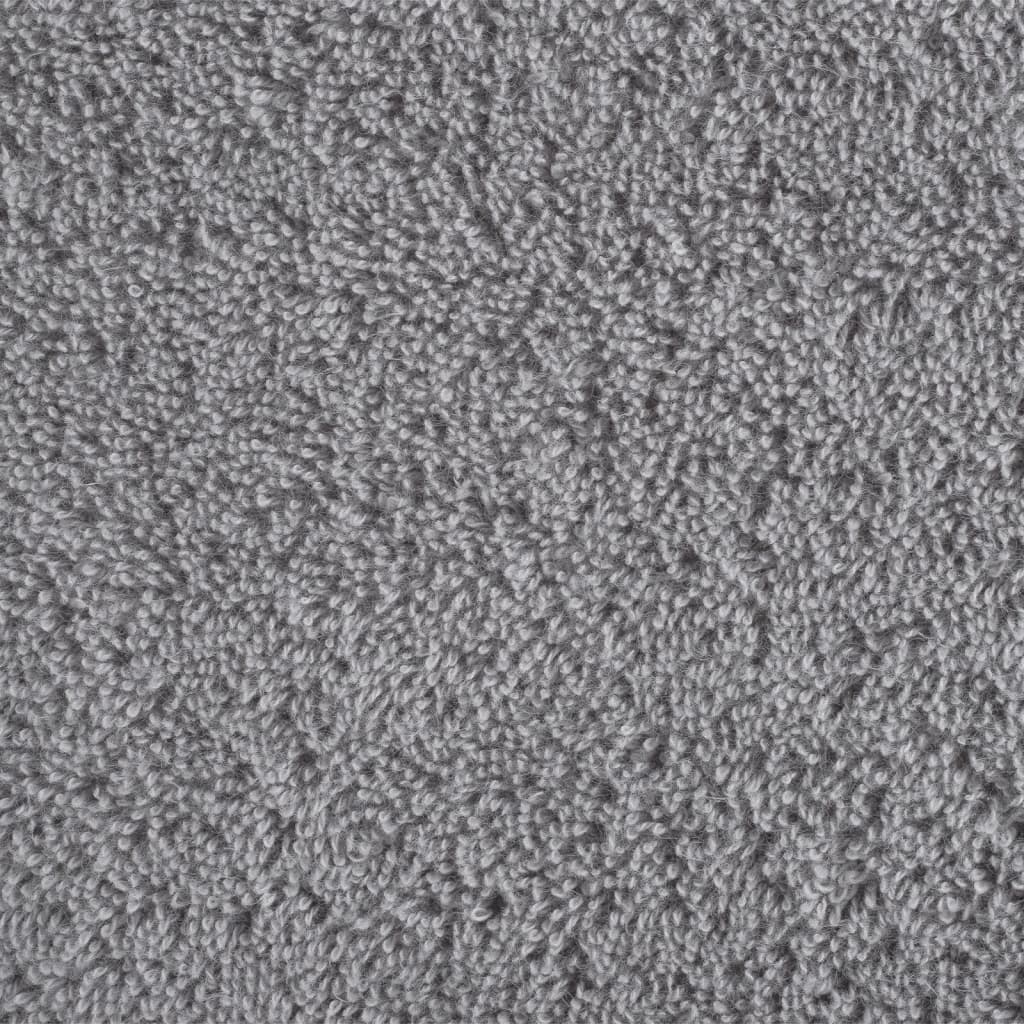 Premium Sauna Towels "SOLUND" 2 pcs Grey 80x200 cm 600 gsm